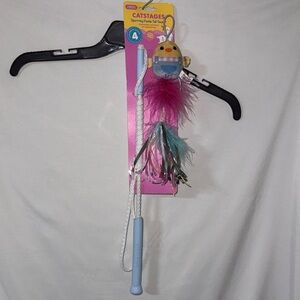 Catstages Spurrring Packs Tail Teaser Easter Wand Cat Toy